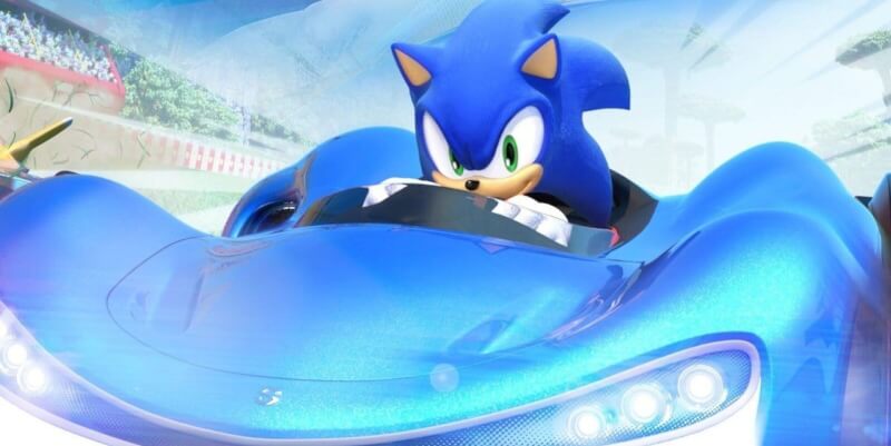 Team Sonic Racing - vozidlo Sonica