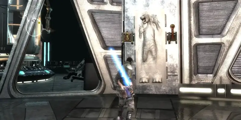 Jar Jar Binks zalitý v karbonitu