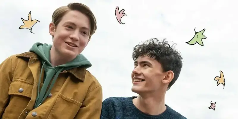 Charlie Spring a Nick Nelson v seriálu Srdcerváči na Netflix