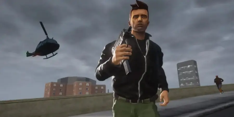 Postava Clauda Speeda ze hry GTA 3