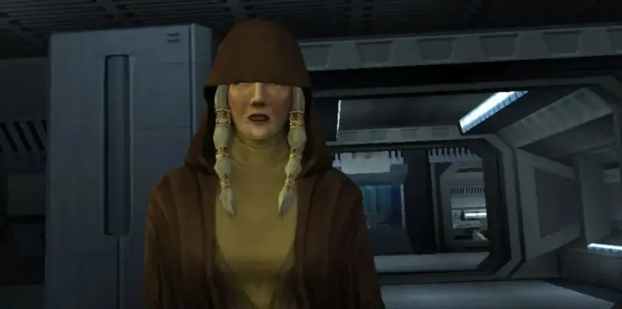 Postava Krei ze hry Star Wars Knights of the old republic 2