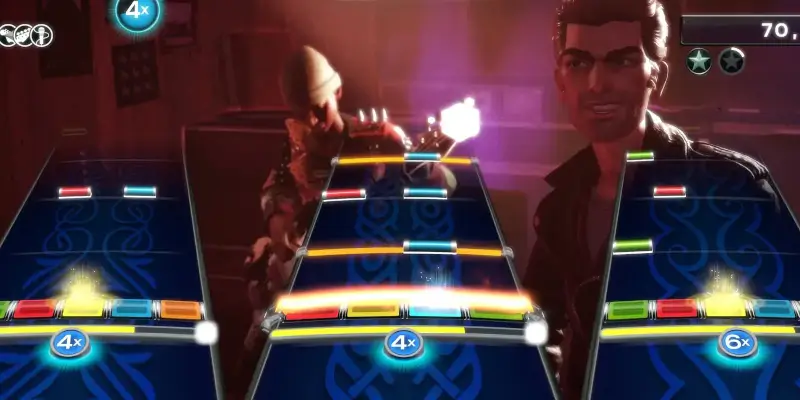 Rock Band 4 gameplay
