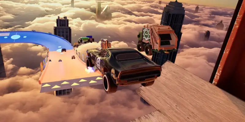Hot Wheels Unleashed ukázka závodů