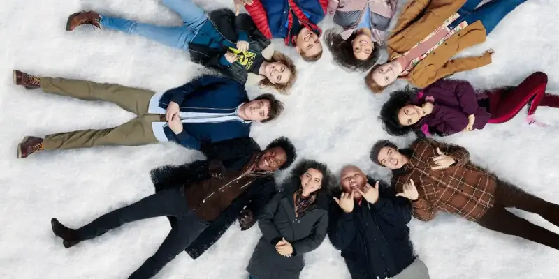 Sněží, sněží hlavní hrdinové filmu