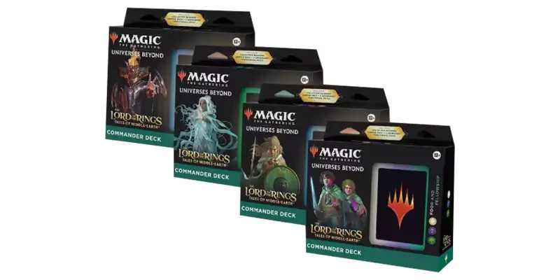 Boostery nové edice karetní hry Magic the Gathering Lord of the Rings Tales of Middle-earth.