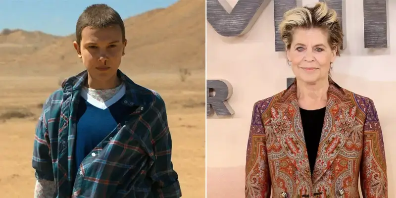 Herečka Linda Hamilton v páté řadě seriálu Stranger Things