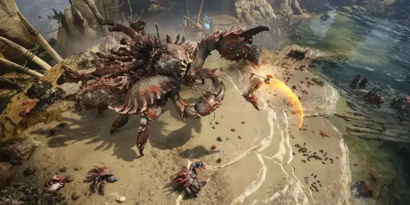 Písečné monstrum ve hře Titan Quest 2