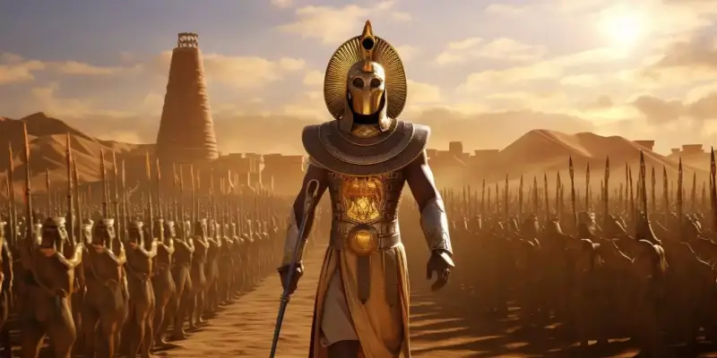 Egyptský vojevůdce ve hře Total War: Pharaoh