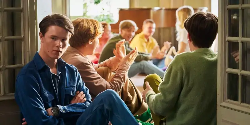 Švédský herec Edving Riding v roli prince Wilhelma