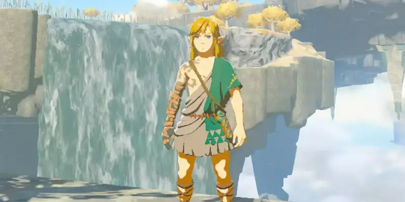 Link ve hře Tears of the Kingdom