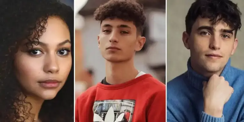 Představitelé hlavních rolí v seriálu Mladí mrtví detektivové na Netflix