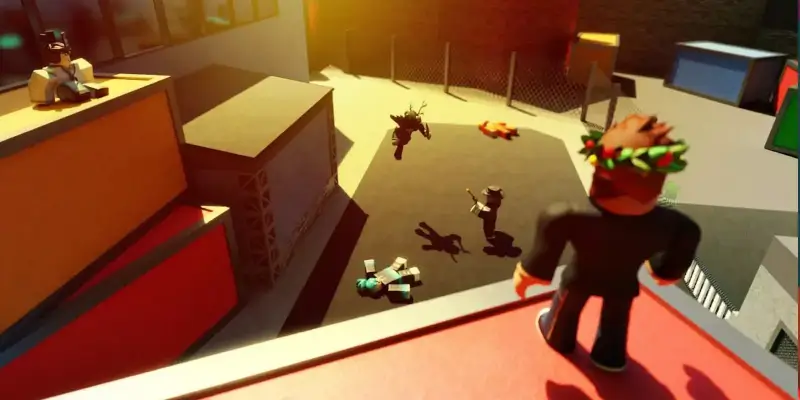 Aréna ve hře Bedwars na Roblox