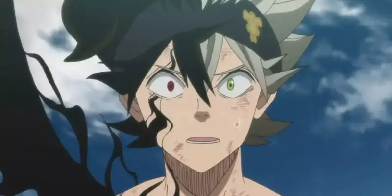 Hlavní hrdina Anasta v anime Black Clover