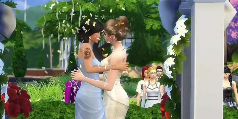 Manželství pro všechny ve hře The Sims
