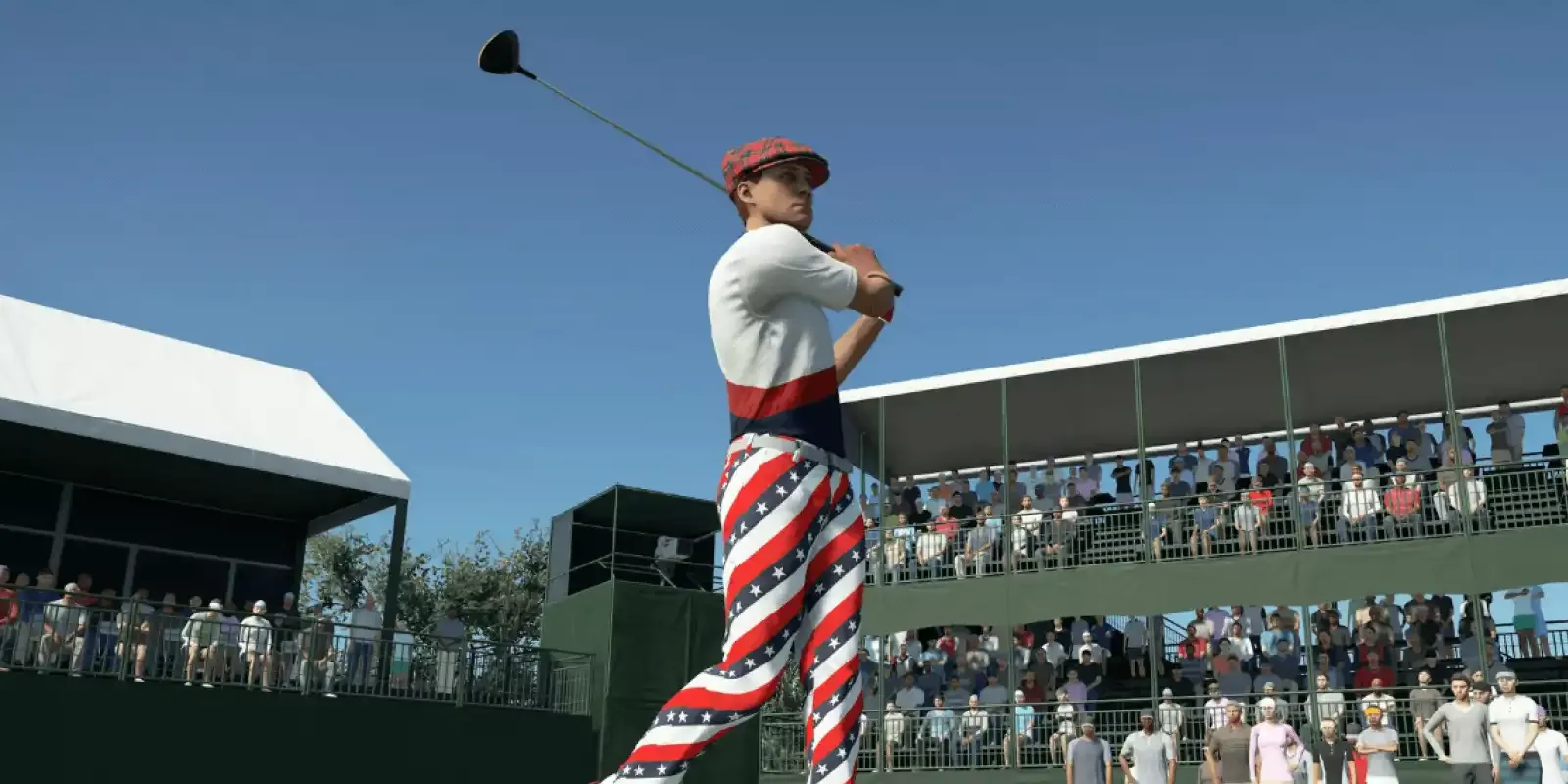 Screenshot ze hry PGA Tour 2K21.