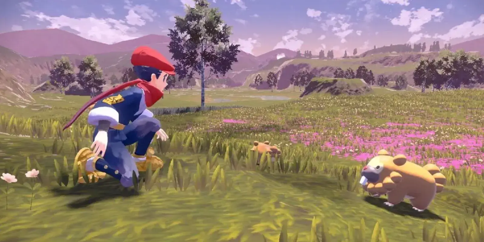 Open world ve hře Pokemon Arceus