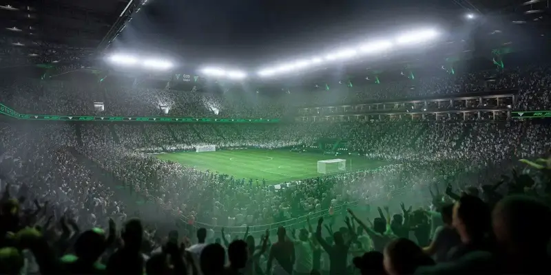 Velikost hřiště v režimu Rush, které je o polovinu menší než běžné