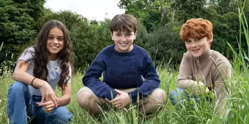 Nové obsazení Harryho Pottera - Dominic McLaughlin, Alastair Stout a Arabella Stanton.