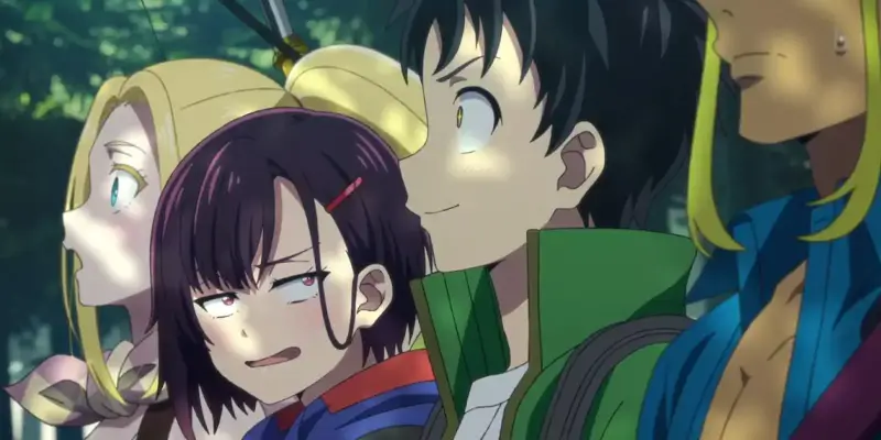 Hlavní hrdinové v anime ZOM 100 Bucket List of the Dead