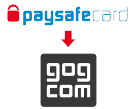 Logo paysafecard a GOG