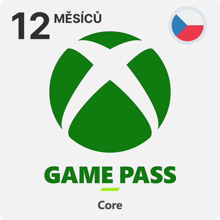Xbox Game Pass Core 12 měsíců