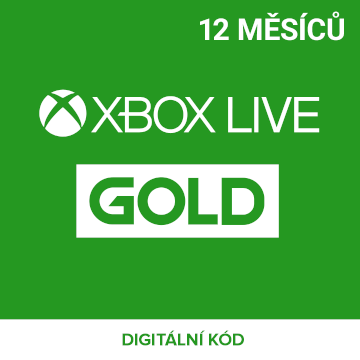 Xbox Live Gold 12 měsíců