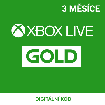 Xbox Live Gold 3 mesiace