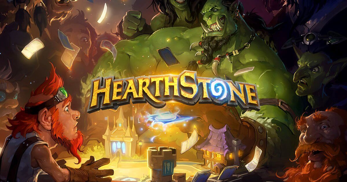 Art a logo hry Hearthstone.