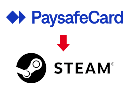Logo Steamu a paysafecard